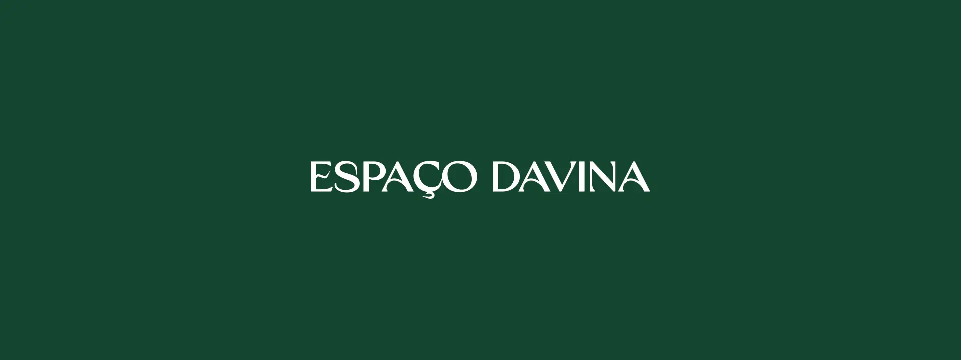 Identidade visual criada pela Chez Publicidade para o Espaço Davina, clínica de Salto/SP.